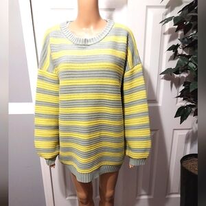 Free People Slouchy Oversized Sweater,‎ NWOT, Size L
